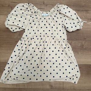 petal and pup beige daisy dress